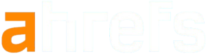 Ahrefs logo.